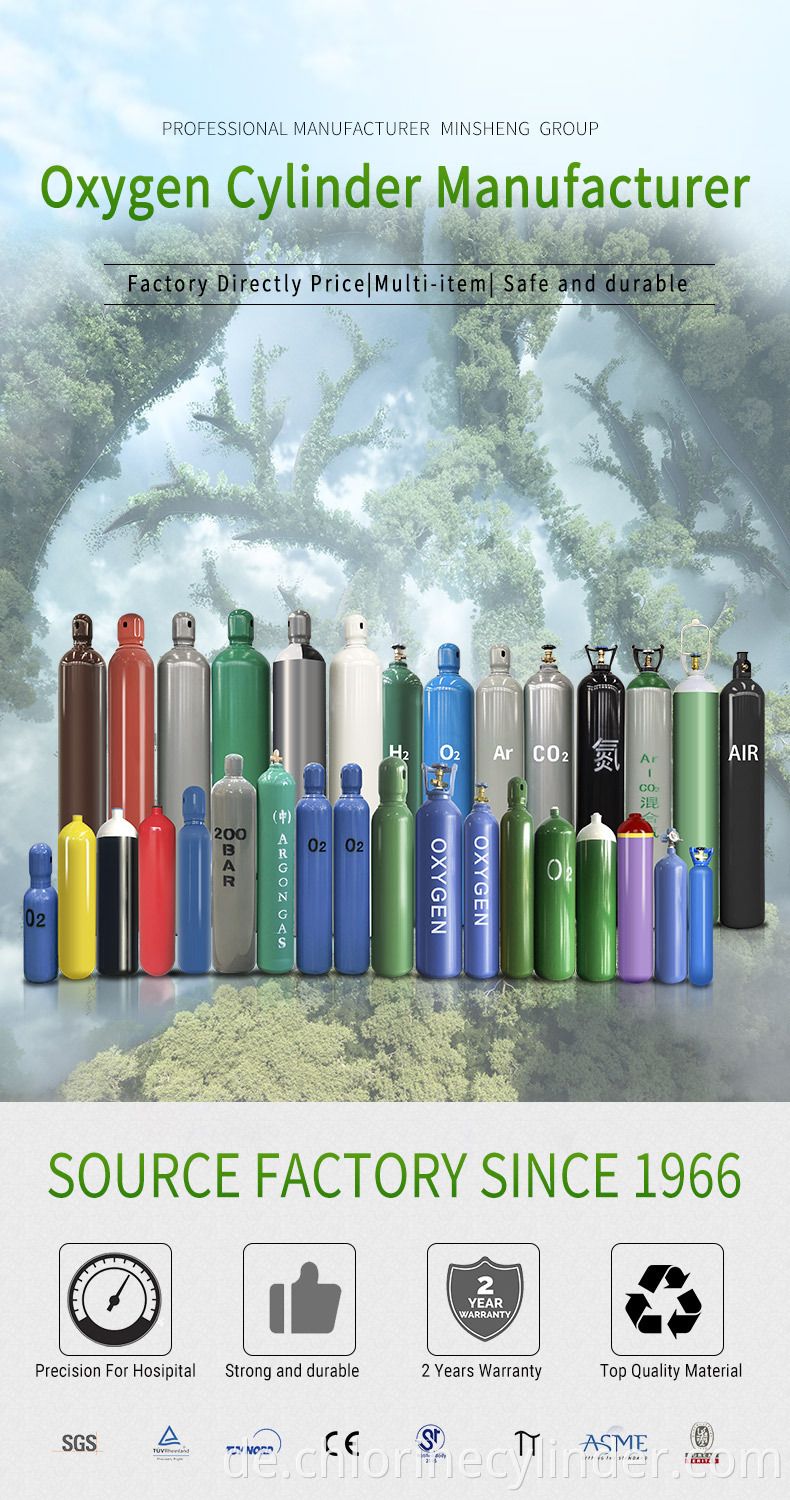 Hot sale 40l Oxygen Gas Cylinder